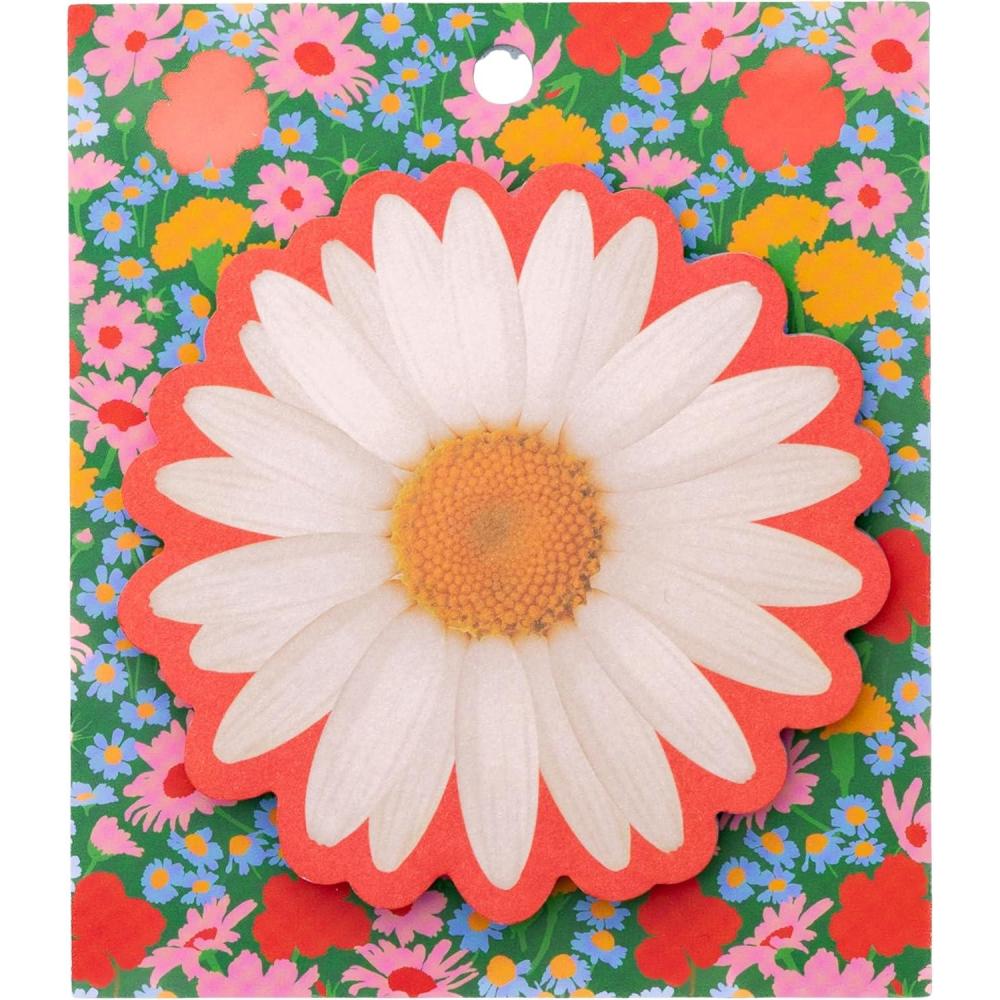 imagebando Cute Sticky Notepad with 50 Sheets Novelty Self Stick Notes in Flower Shape Flower