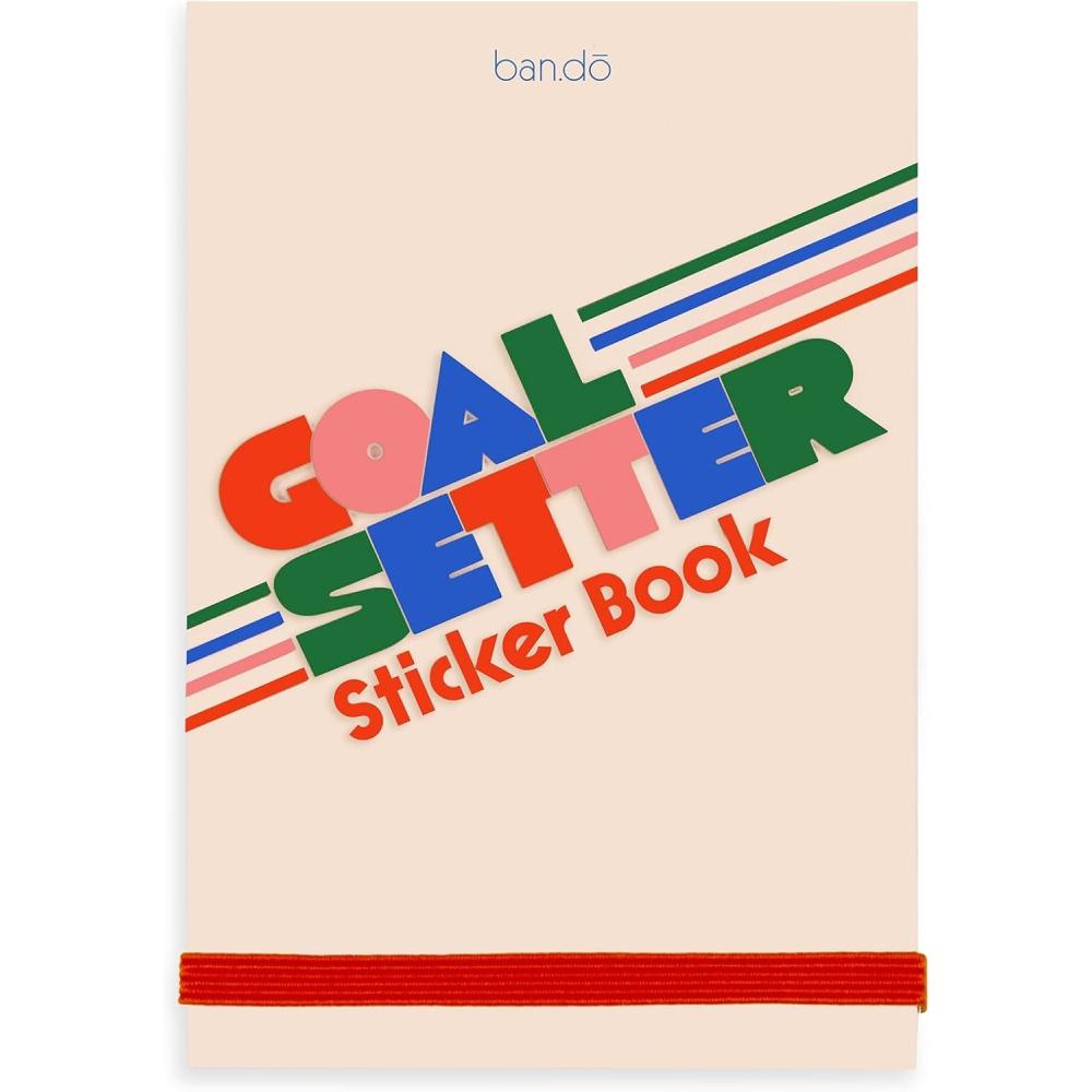imagebando Sticker Book of Goal Setting Stickers 35 Sticker Sheets with ColorfulFunPositive Stickers for Journals and Planners Issue 2