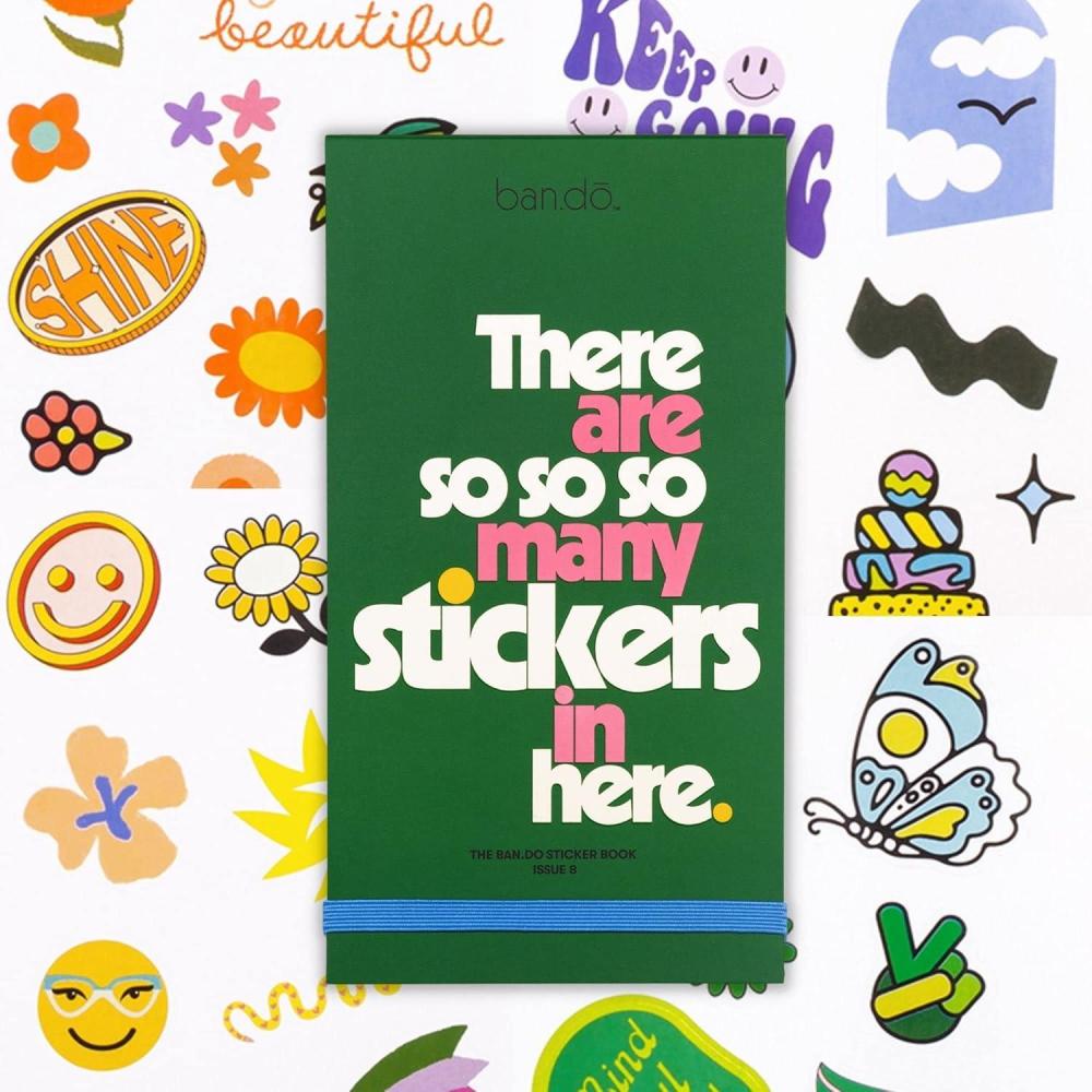 imagebando Sticker Book with Over 700 Assorted Stickers 35 Sticker Sheets with Fun Stickers Colorful Sticker Pack with Aesthetic Stickers for Scrapbooking Planners or Journals Issue 8