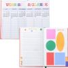 ban.do 17-Month Classic Daily and Weekly Planner Dated August 2025 – December 2026, Hard Cover Self Care Journal, Agenda with Monthly Calendar, Stickers, Art & Bonus Pages (Ready for Anything, Red)(Ready For Anything (Red))