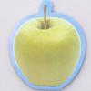 ban.do Cute Sticky Notepad with 50 Sheets of Paper, Novelty Self Stick Notes in Fruit Shape, Apple