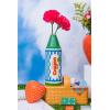 ban.do Green Crayon Vase, Decorative Vase for Classroom or Home Office, Single Flower Vase, Cute Vase for Teacher Appreciation or Funky Home Decor, Color Me Happy