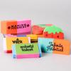 ban.do Novelty Eraser Set with Vintage Design, Cute Erasers for Work/Teacher/Office, 6 Pieces in Metal Tin Case, 4.5 x 3.3 inches, Infinite Potential