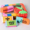 ban.do Novelty Eraser Set with Vintage Design, Cute Erasers for Work/Teacher/Office, 6 Pieces in Metal Tin Case, 4.5 x 3.3 inches, Infinite Potential