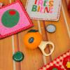 ban.do Novelty Fruit Shaped Bottle Opener, Aesthetic Barware and Cocktail Tools (Clementine)