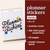 ban.do Sticker Book of Planner Stickers, 40 Sticker Sheets with Colorful/Fun/Positive Stickers for Journals and Planners, Issue One