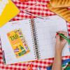 ban.do Sticky Tab Notes with Food Theme Novelty Page Flags for Annotating, Picnic Set
