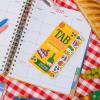 ban.do Sticky Tab Notes with Food Theme Novelty Page Flags for Annotating, Picnic Set