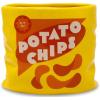 ban.do Vintage Inspired Potato Chips Bag Vase, Decorative Ceramic Vase, Large Flower Vase, Unique Potato Chip Decor for Home/Kitchen/Office
