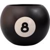 ban.do Novelty 8 Ball Flower Vase, Retro Ceramic Shelf Decor, Unique and Eclectic Vase, 8-Ball
