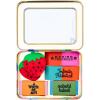 ban.do Novelty Eraser Set with Vintage Design, Cute Erasers for Work/Teacher/Office, 6 Pieces in Metal Tin Case, 4.5 x 3.3 inches, Infinite Potential