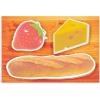 ban.do Novelty Sticky Note Set Food Theme Snack Board Fun Stationery Note Pads Set of 3, Charcuterie Board