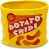 ban.do Vintage Inspired Potato Chips Bag Vase, Decorative Ceramic Vase, Large Flower Vase, Unique Potato Chip Decor for Home/Kitchen/Office
