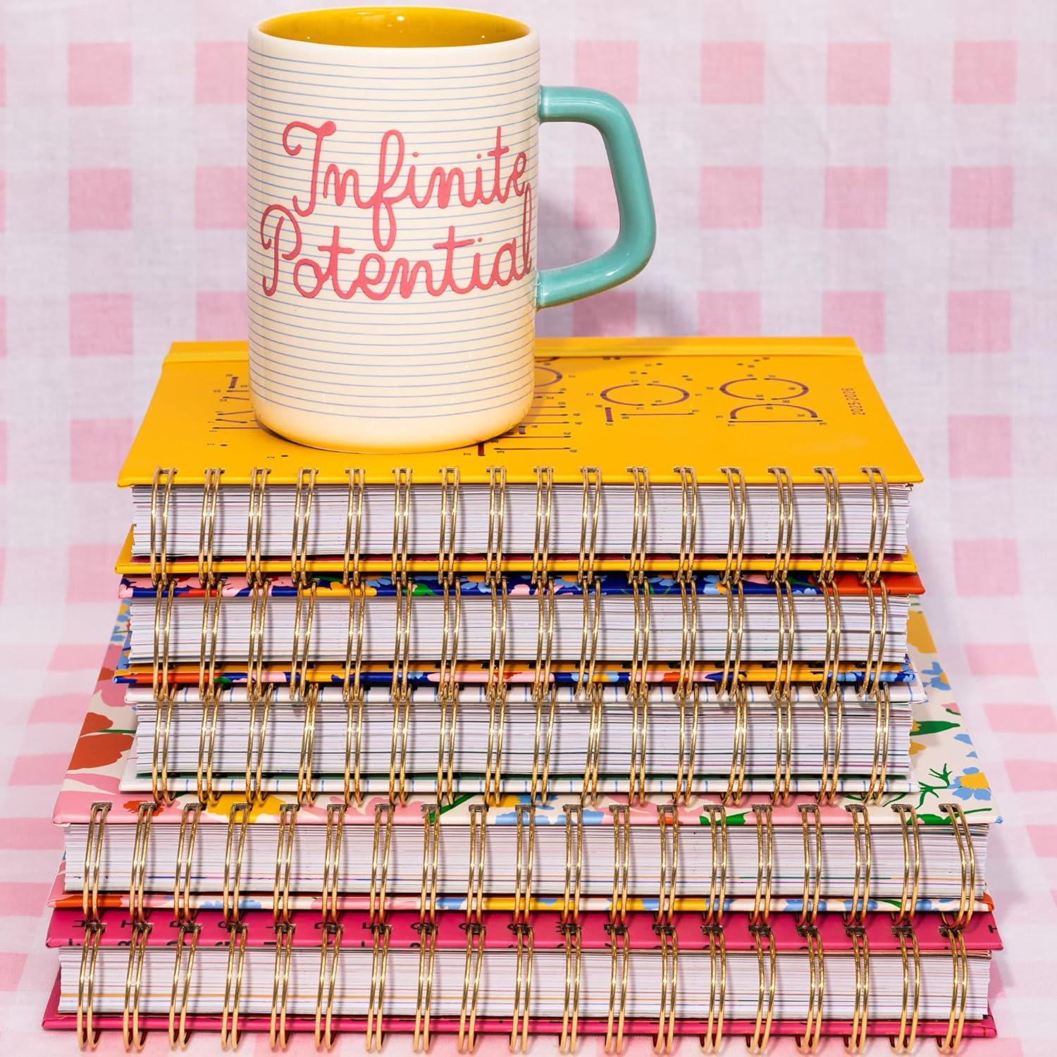 imagebando Novelty Quote Ceramic Mug 12 Ounce Coffee and Tea Cup with Large Handle Dishwasher and Microwave Safe Infinite Potential