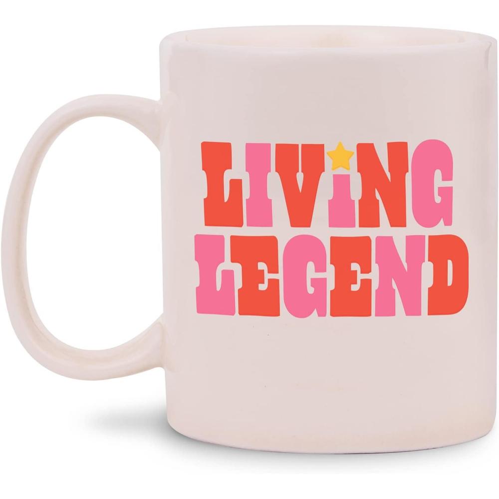 imagebando Ceramic Mug 10 Ounce Coffee Cup Dishwasher and Microwave Safe Mug Living LegendLiving Legend