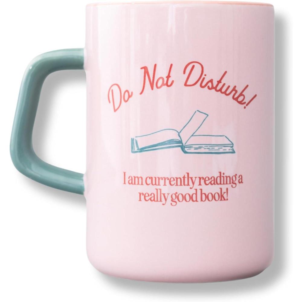 imagebando Ceramic Mug 12 Ounce Coffee Cup Dishwasher and Microwave Safe Mug BookwormDo Not Disturb