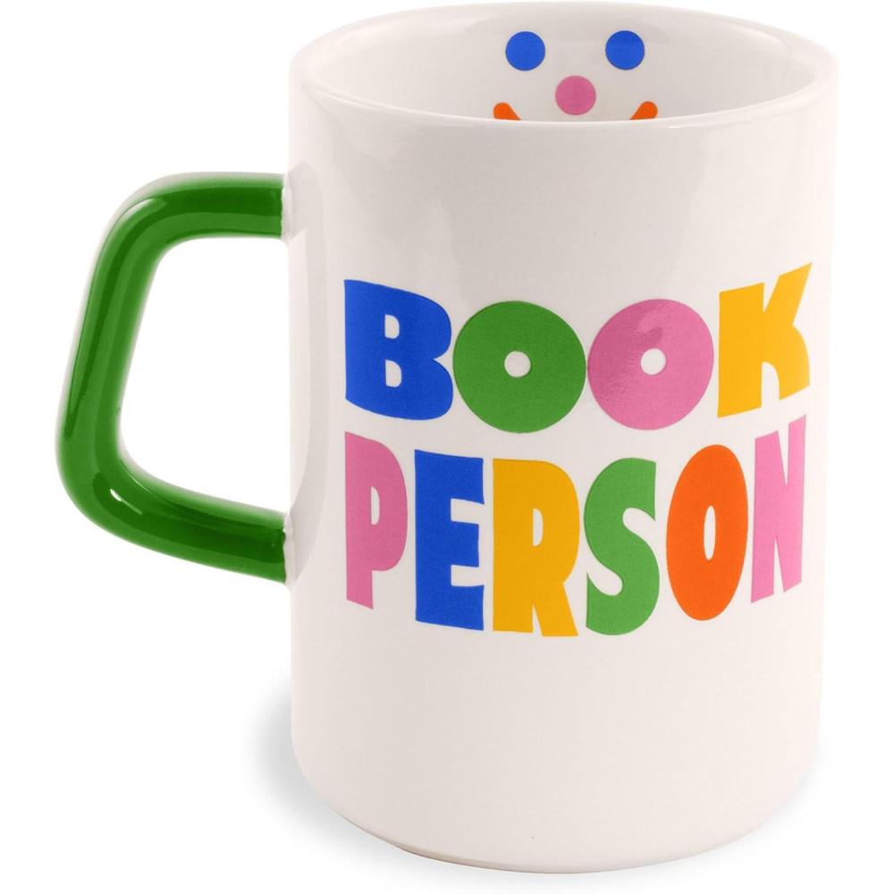 imagebando Ceramic Mug 12 Ounce Coffee Cup Dishwasher and Microwave Safe Mug BookwormMulticolor