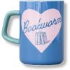 ban.do Ceramic Mug, 12 Ounce Coffee Cup, Dishwasher and Microwave Safe Mug (Bookworm)(Bookworm)