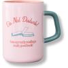 ban.do Ceramic Mug, 12 Ounce Coffee Cup, Dishwasher and Microwave Safe Mug (Bookworm)(Do Not Disturb)
