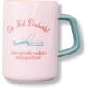 ban.do Ceramic Mug, 12 Ounce Coffee Cup, Dishwasher and Microwave Safe Mug (Bookworm)(Do Not Disturb)