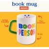 ban.do Ceramic Mug, 12 Ounce Coffee Cup, Dishwasher and Microwave Safe Mug (Bookworm)(Multicolor)