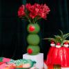 ban.do Decorative Ceramic Vase for Centerpiece, Tall Novelty Olive Vase for Home/Kitchen/Bar Cart (Olives)
