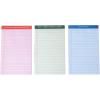 ban.do Mini Legal Pad Set of 3, 8″ x 5″ Colorful Notepads with 80 Pages Each (Serious Notes)