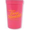 ban.do Stadium Cup Set of 4, Multicolor 22 Ounce Plastic Cups, Camp Friendship