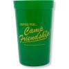 ban.do Stadium Cup Set of 4, Multicolor 22 Ounce Plastic Cups, Camp Friendship