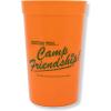ban.do Stadium Cup Set of 4, Multicolor 22 Ounce Plastic Cups, Camp Friendship