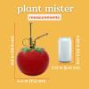 ban.do Tomato-Shaped Plant Mister, Indoor Plant Accessories, Watering Can, Ceramic, 16 oz, Tomato Red