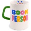 ban.do Ceramic Mug, 12 Ounce Coffee Cup, Dishwasher and Microwave Safe Mug (Bookworm)(Multicolor)