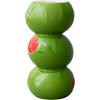 ban.do Decorative Ceramic Vase for Centerpiece, Tall Novelty Olive Vase for Home/Kitchen/Bar Cart (Olives)