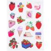 ban.do Strawberry Scented Stickers, 72 Fruit Theme Matte Stickers (Strawberries)