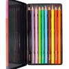 ban.do Write On Colorful Pencil Set of 10, Pre-Sharpened #2 Graphite Pencils for Art in Reusable Travel Tin Case, Color Outside the Lines