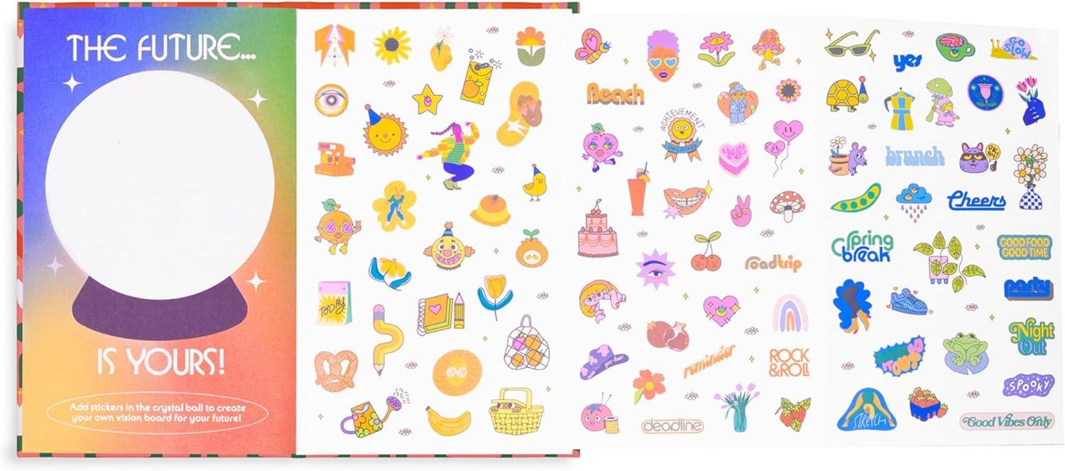 imagebando Daily Planner 20242025 Classic Weekly Planner Dated August 2024 December 2025 Self Care Journal Floral Hardcover Planner with Monthly Calendar Stickers ampamp Pockets Making It Up As I GoMid Century Tulips