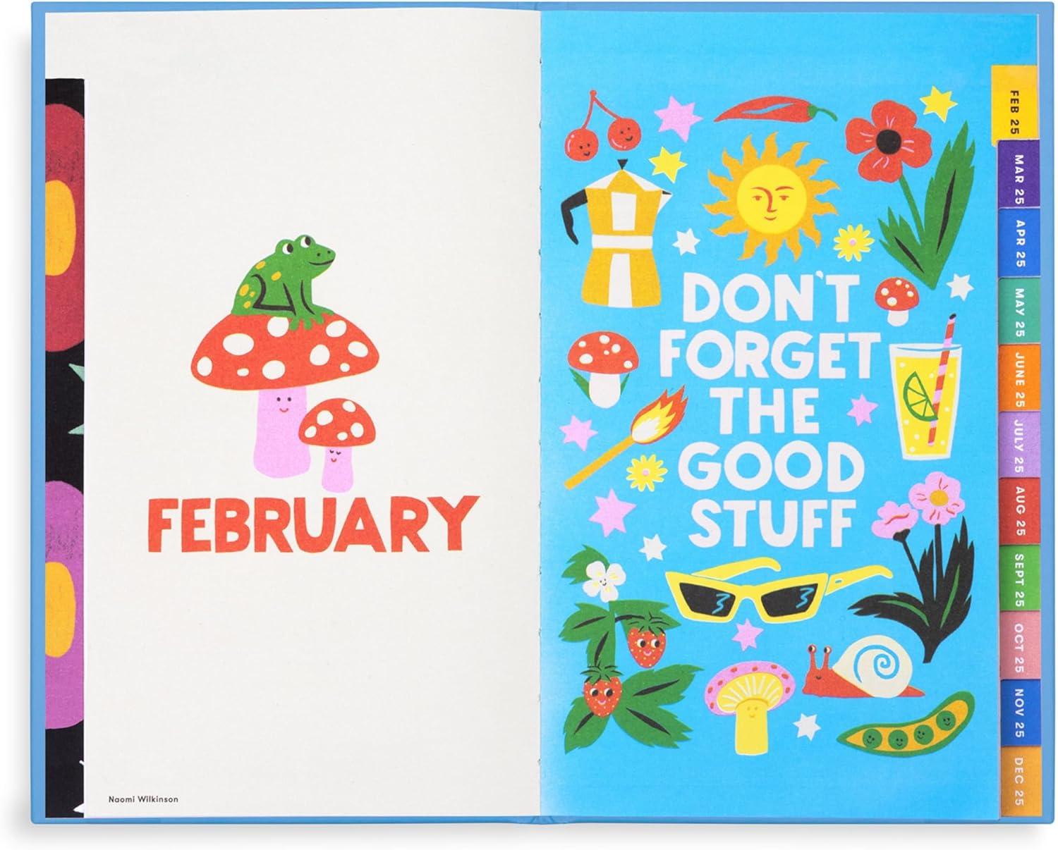 imagebando Daily Planner 20242025 Classic Weekly Planner Dated August 2024 December 2025 Self Care Journal Floral Hardcover Planner with Monthly Calendar Stickers ampamp Pockets Making It Up As I GoMaking It Up As I Go