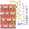 ban.do Daily Planner 2024-2025, Classic Weekly Planner Dated August 2024 – December 2025, Self Care Journal, Floral Hardcover Planner with Monthly Calendar, Stickers, & Pockets (Making It Up As I Go)(Mid Century Tulips)