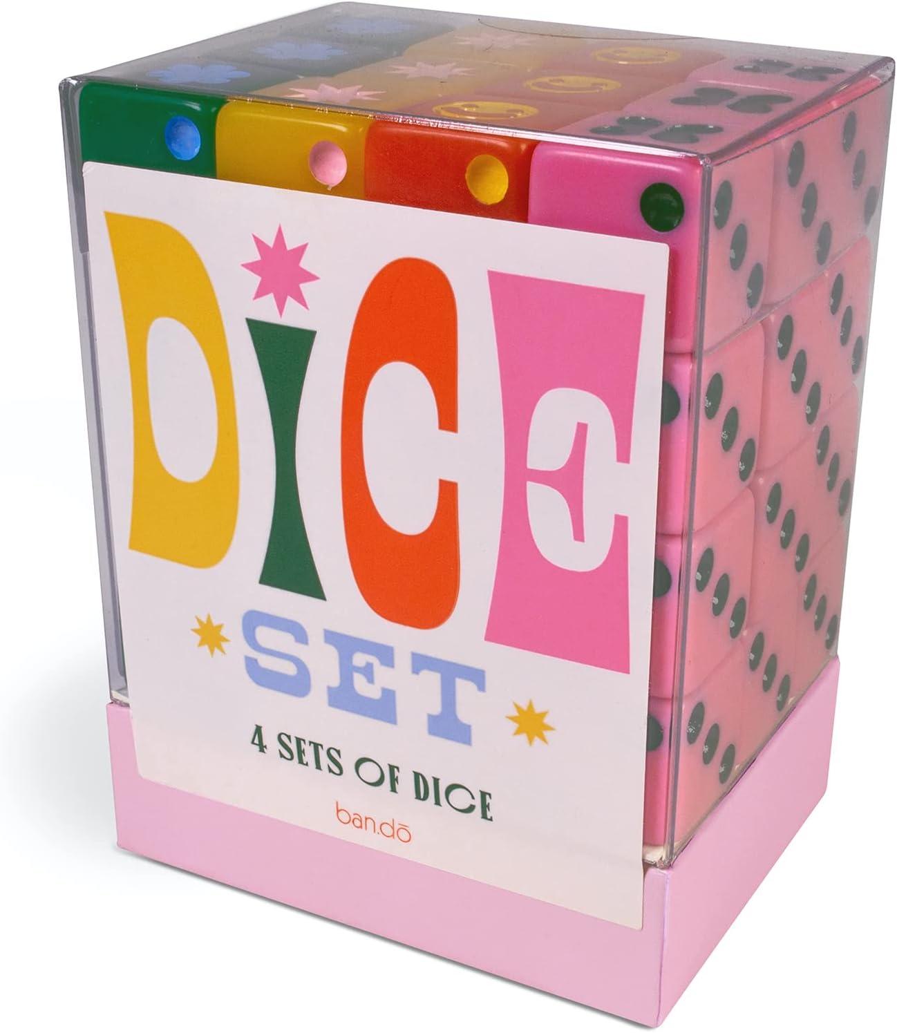 imagebando Game Night 48 Piece Dice Set 4 Different Colored Dice Standard Dice for Board Games and Card Games