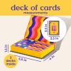 ban.do 2 Decks of Playing Cards, 52-Count Standard Card Deck with Case, Cute Playing Cards for Adults (Dots & Waves)(Dots & Waves)