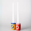 ban.do Set of 2 Decorative Candle Holders, Unique Votive Candle Stick Decor, Mini Jar Candle Holders for Table Centerpiece (Peanut Butter and Jelly)