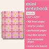 ban.do Rough Draft Mini Spiral Notebook with Saying, 8.5″ x 6.75″ with Pockets and 160 Lined Pages (Pink Plaid)(Pink Plaid)