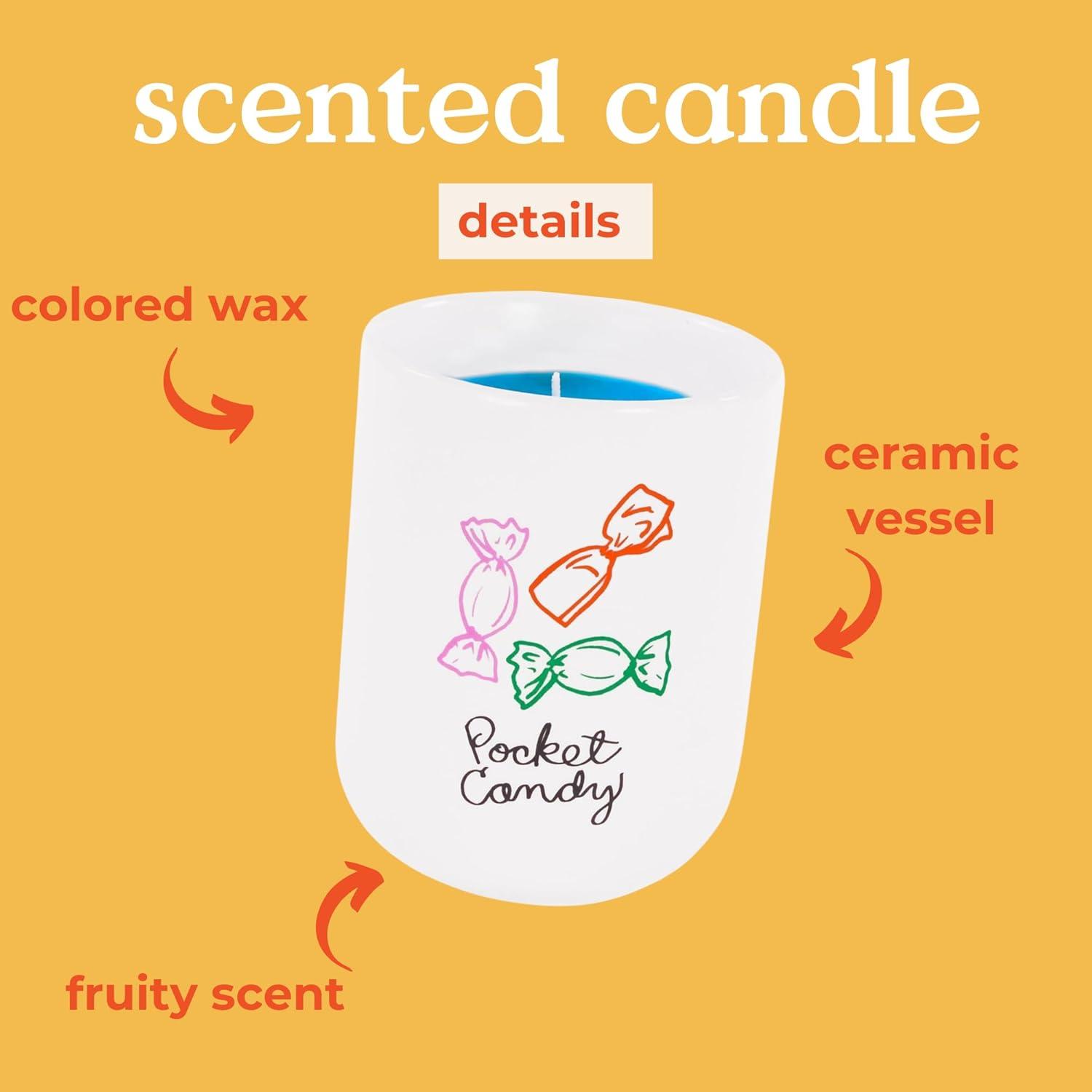 imagebando Fruity Scented Decorative Candle Cute and Aesthetic Vintage Inspired Candy Candle Pocket Candy