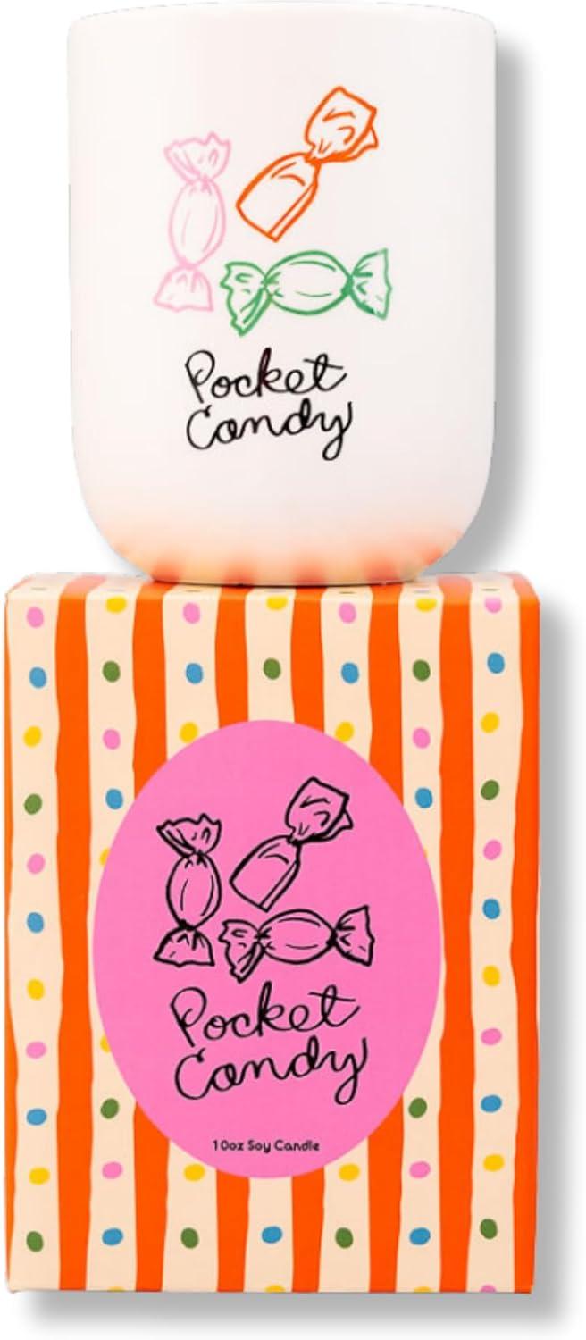 imagebando Fruity Scented Decorative Candle Cute and Aesthetic Vintage Inspired Candy Candle Pocket Candy