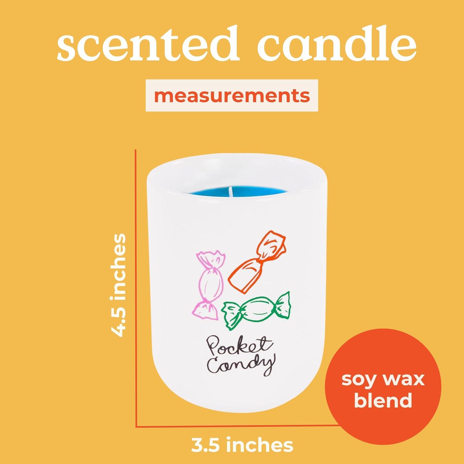 imagebando Fruity Scented Decorative Candle Cute and Aesthetic Vintage Inspired Candy Candle Pocket Candy