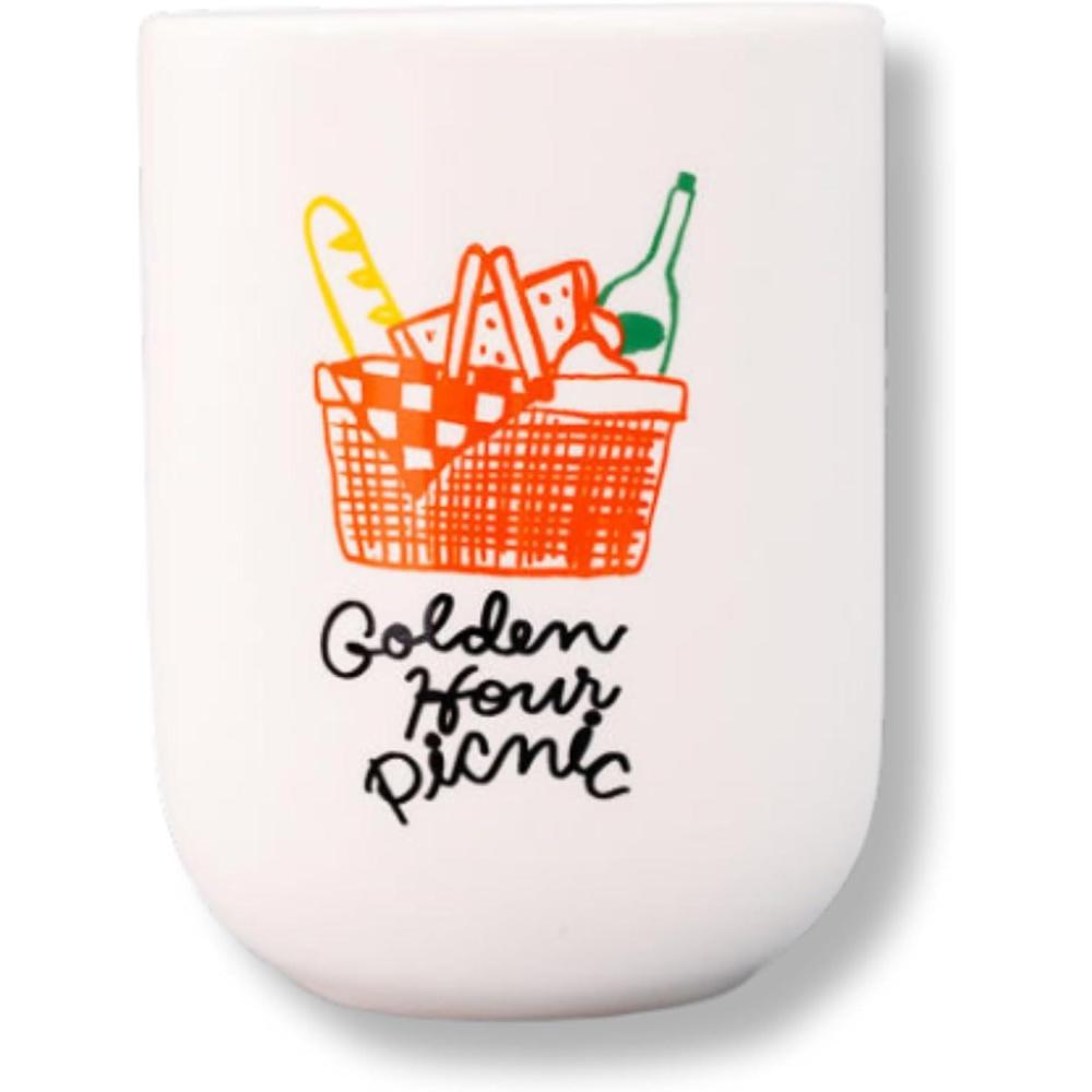 imagebando Fresh Scented Decorative Candle Cute and Aesthetic Vintage Inspired Candle Golden Hour Picnic