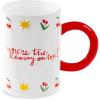 ban.do Ceramic Mug, 12 Ounce Coffee Cup, Dishwasher and Microwave Safe Mug, Cherry on Top