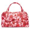 Ban.do Pink/Red Floral Getaway Traveler Bag, Duffle Bag with Shoe Compartment and Removable/Adjustable Shoulder Strap, Potpourri