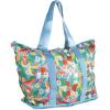 ban.do Foldable Beach Bag, Large Tote Bag with Zipper, Travel Tote Straps Hold Pool Towels, Tutti Frutti