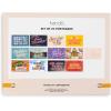ban.do Postcard Book, Set of 24 Postcards with 12 Different Designs Stationery Booklet, Assorted
